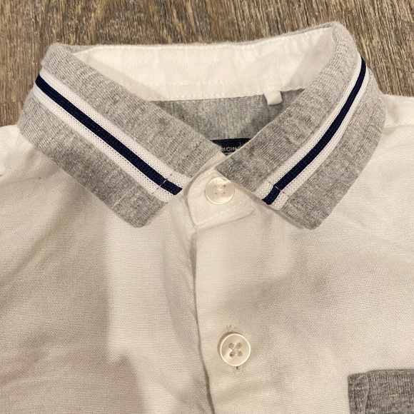 next Boy Short Sleeve Button-down Shirt 3/4 - Picture 2 of 5